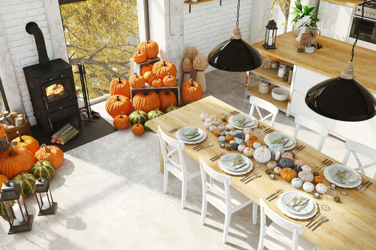 Cucina d’autunno: come i toni caldi e piccoli dettagli trasformano gli ambienti di casa